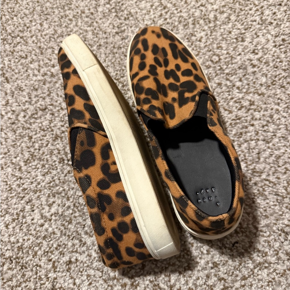 a new day Leopard Print Slip-On Sneakers